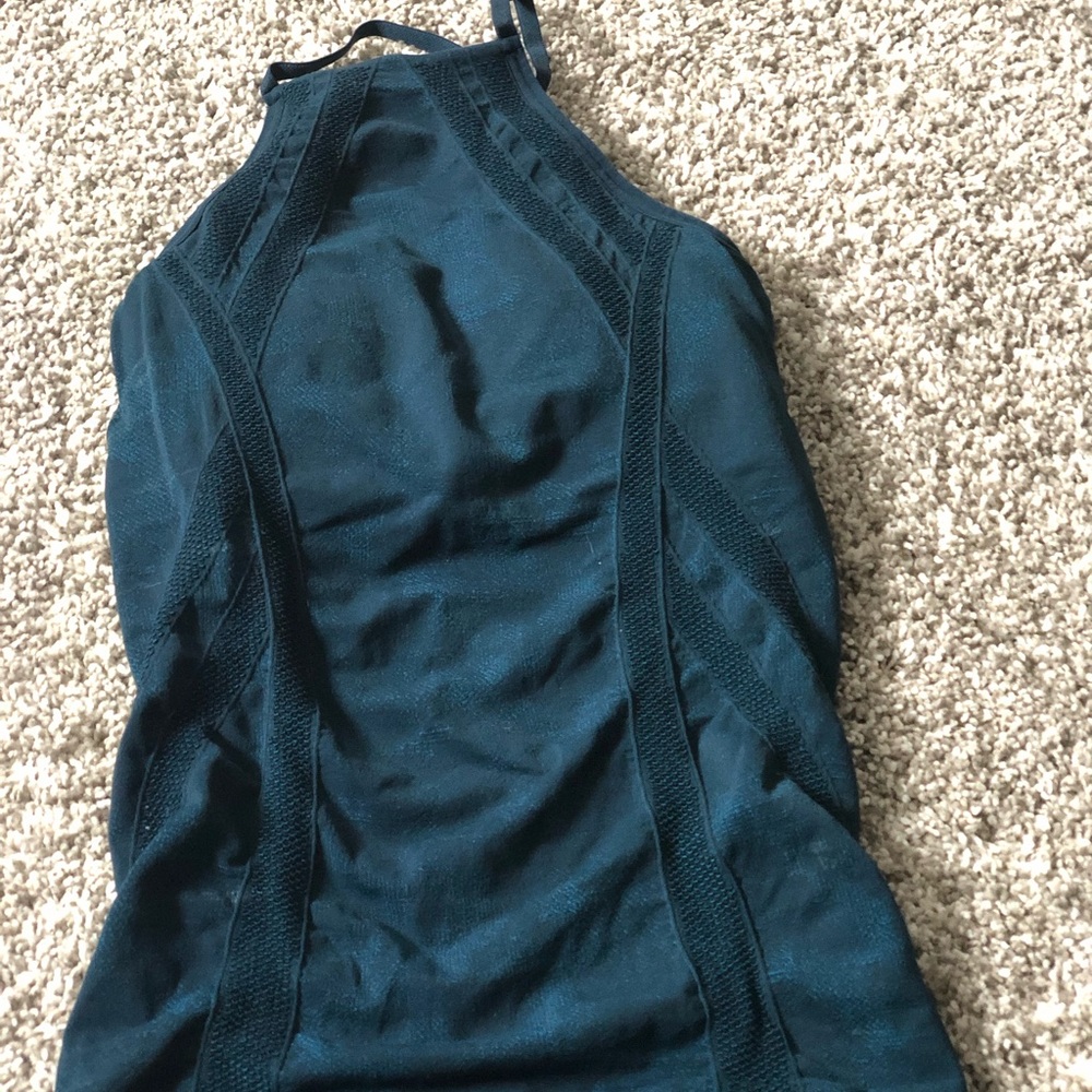 Athleta xs high neck rouched tank